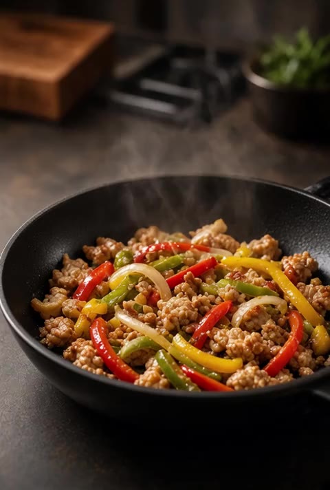 Turkey Pepper Skillet